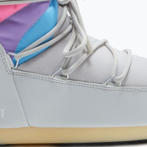 Dámske snehové topánky Moon Boot Icon Low Rainbow glacier grey