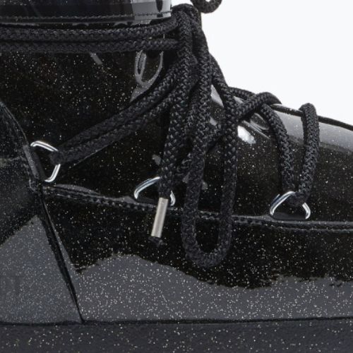 Dámske snehové topánky Moon Boot Icon Low Glitter black