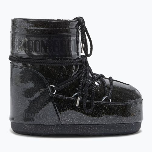 Dámske snehové topánky Moon Boot Icon Low Glitter black