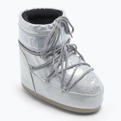 Dámske snehové topánky Moon Boot Icon Low Glitter silver