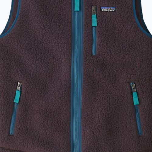 Pánske tričko Patagonia Retro Pile Fleece bez rukávov obsidian plum