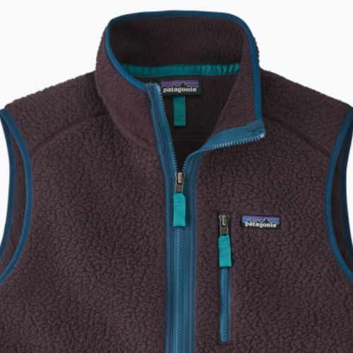 Pánske tričko Patagonia Retro Pile Fleece bez rukávov obsidian plum