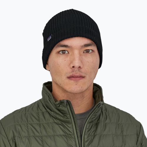 Patagonia Fishermans Rolled Beanie zimná čiapka čierna