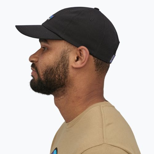 Šiltovka Patagonia P-6 Label Trad black
