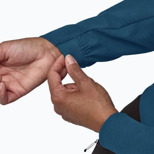 Dámska softshellová bunda Patagonia R1 CrossStrata Hoody lagom blue