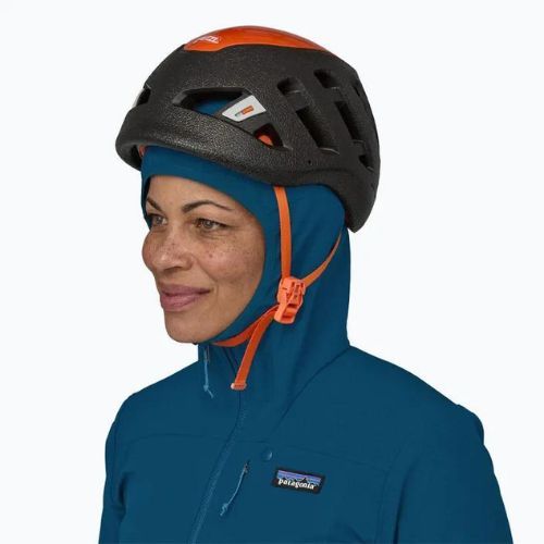 Dámska softshellová bunda Patagonia R1 CrossStrata Hoody lagom blue