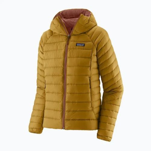 Dámska páperová bunda Patagonia Down Sweater Hoody cosmic gold