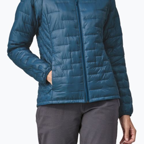 Dámska zateplená bunda Patagonia Micro Puff Hoody lagom blue