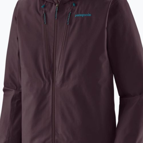 Patagonia pánska bunda do dažďa Triolet obsidian plum