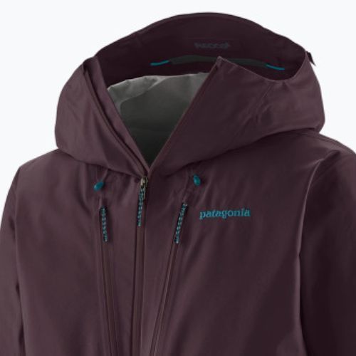 Patagonia pánska bunda do dažďa Triolet obsidian plum