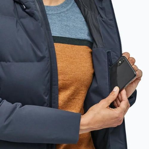 Patagonia dámsky páperový kabát Jackson Glacier Parka smolder blue