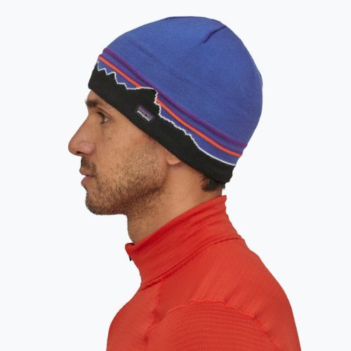 Patagonia zimná čiapka classic fitz roy/andes blue