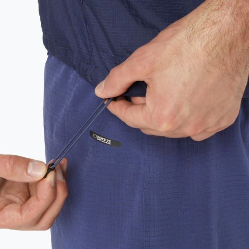 ASICS pánska bunda bez rukávov Metarun Packable Gilet thunder blue