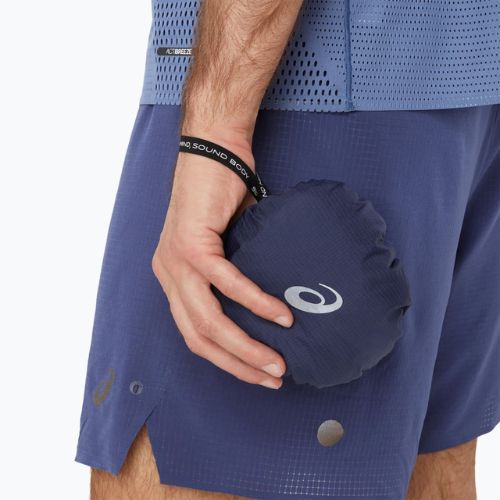 ASICS pánska bunda bez rukávov Metarun Packable Gilet thunder blue