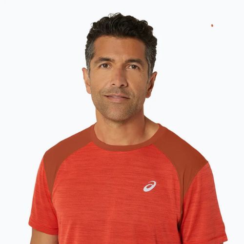Pánske bežecké tričko ASICS Road true red/spice latte