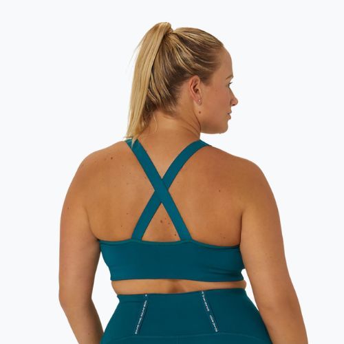 ASICS Accelerate rich teal bežecká podprsenka