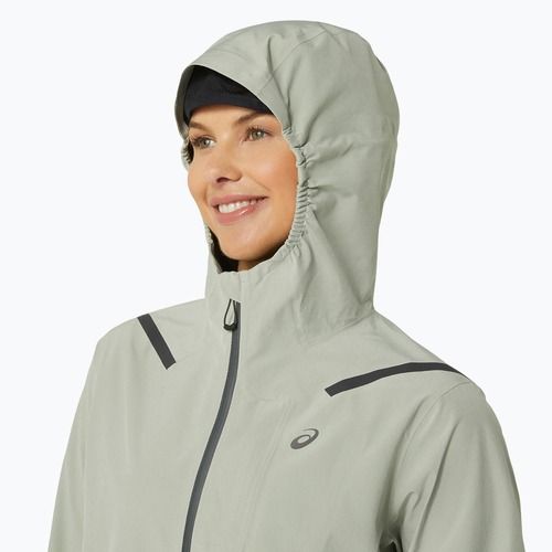 Dámska bežecká bunda ASICS Accelerate Waterproof 2.0 olive grey