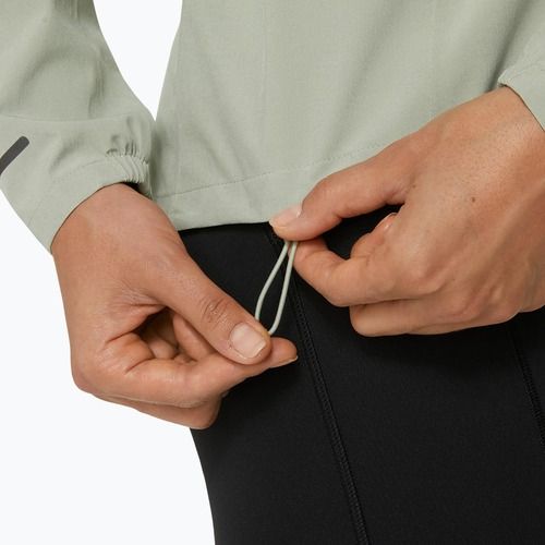 Dámska bežecká bunda ASICS Accelerate Waterproof 2.0 olive grey