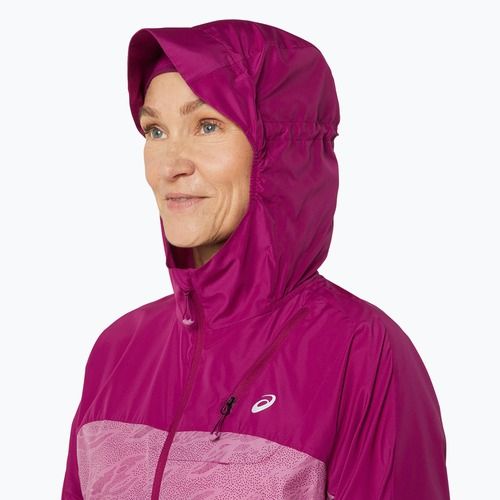 ASICS dámska bežecká bunda Fujitrail Packable soft berry/blackberry