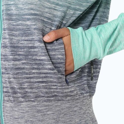 Dámska bežecká bunda ASICS Nagino Run Seamless aurora green/blue expanse