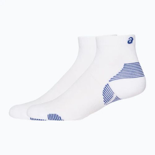 ASICS Cushion Run Quarter bežecké ponožky 2 páry žiarivo biele