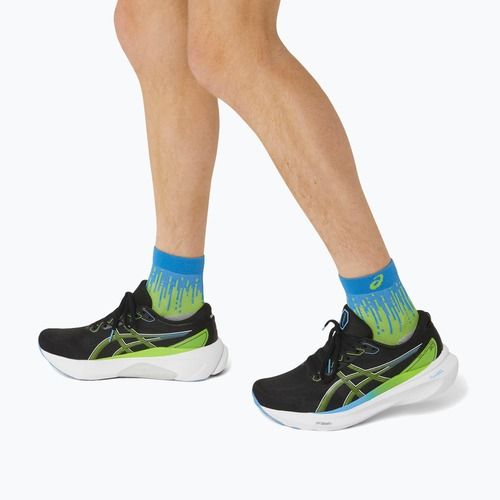 ASICS Performance Run Quarter bežecké ponožky electric lime/waterscape