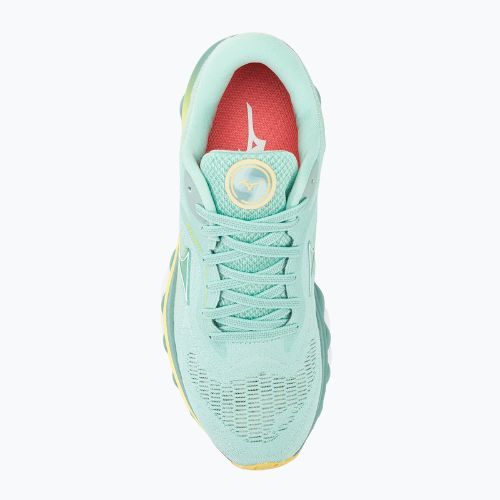 Dámska bežecká obuv Mizuno Wave Sky 7 eggshell blue/white/sunshine
