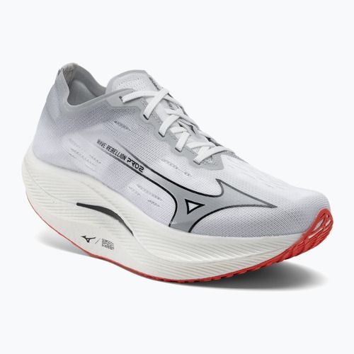 Pánska bežecká obuv Mizuno Wave Rebellion Pro 2 white/harbor mist/cayenne