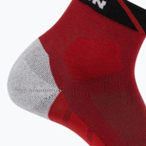 Bežecké ponožky Salomon Speedcross Ankle red dahlia/black/poppy
