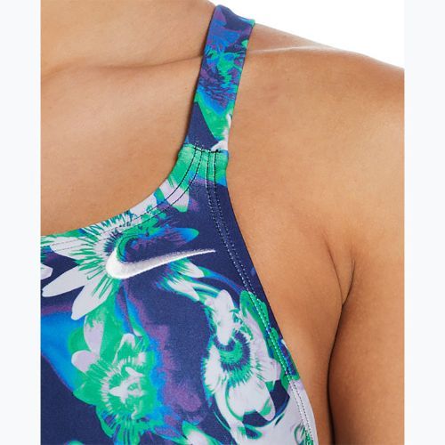 Dámske jednodielne plavky Nike Hydrastrong Solid Fastback midnight navy