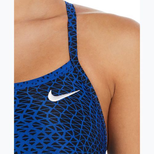 Dámske jednodielne plavky Nike Hydrastrong Delta Racerback game royal