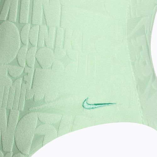 Dámske jednodielne plavky Nike Retro Flow Terry vapor green