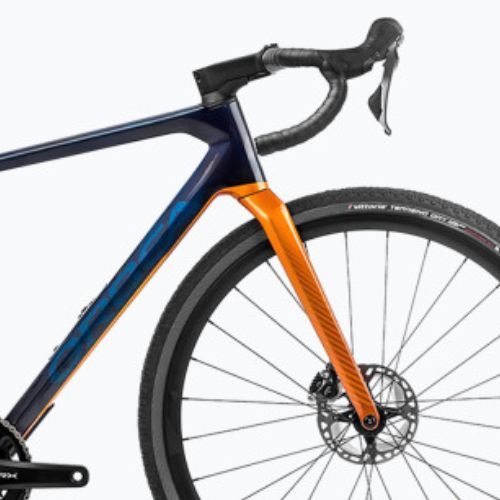 Gravel bicykel Orbea Terra M20 Team 2023 modrý karbón/leo oranžový