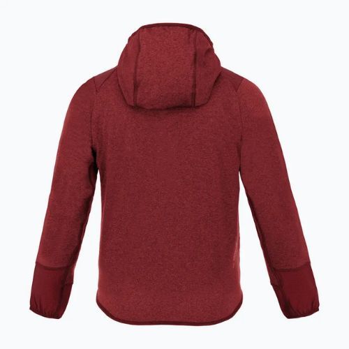 Detská trekingová mikina Salewa Agner Melange PL FZ Hoody syrah