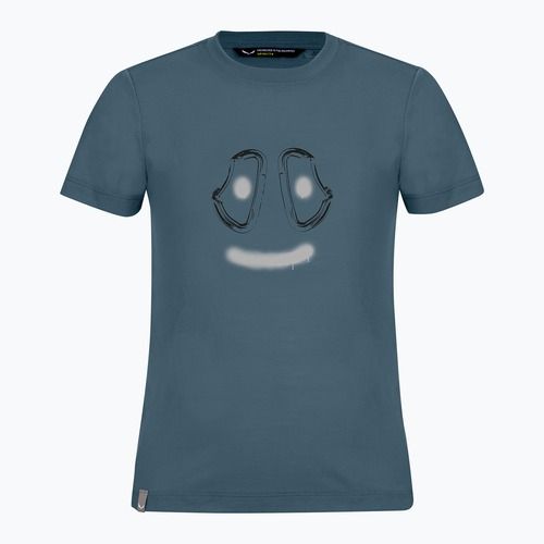 Salewa Graphic Dry java blue detské trekingové tričko