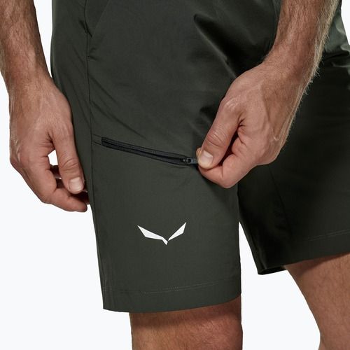 Salewa pánske trekingové šortky Puez 4 dark olive