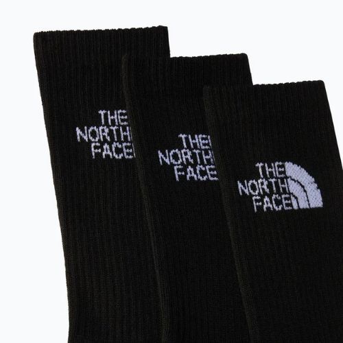 Trekingové ponožky The North Face Multi Sport Cush Crew 3 páry čierne