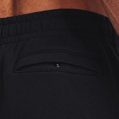 Pánske tréningové nohavice Under Armour Essential Fleece Joggers black/white