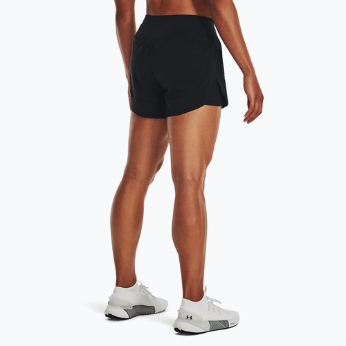 Dámske tréningové šortky Under Armour Flex Woven 2v1 black/black