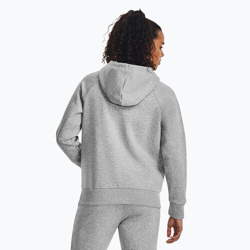Under Armour dámska mikina Rival Fleece Big Logo Hoody mod gray light heather/white