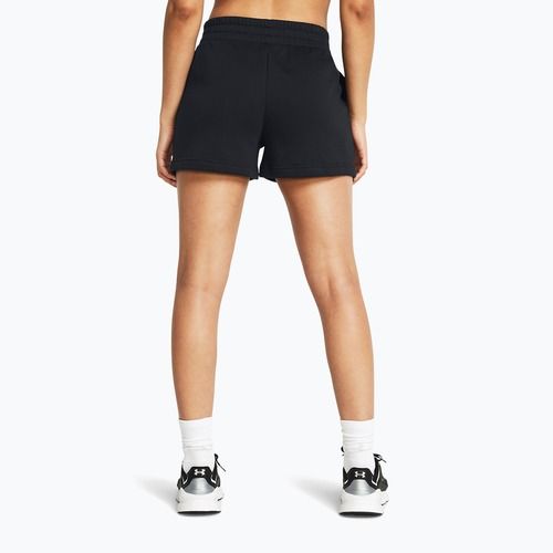 Dámske tréningové šortky Under Armour Rival Fleece black/white