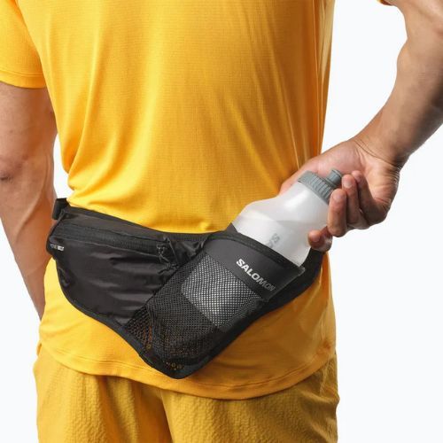 Bežecký pás Salomon Active Belt 3D Bottle black