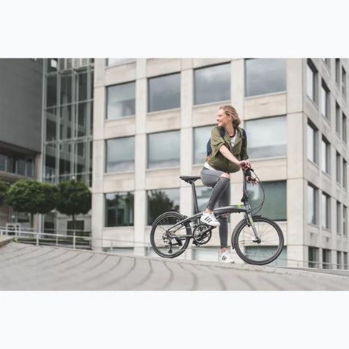 Čierny skladací mestský bicykel Tern Verge D9