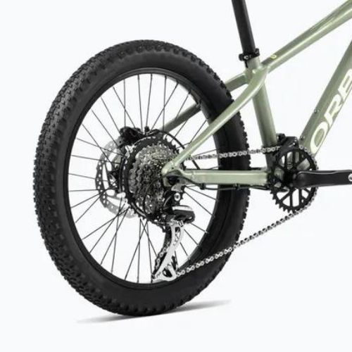 Detský bicykel Orbea MX 20 Team Disc metalická zelená/žltá