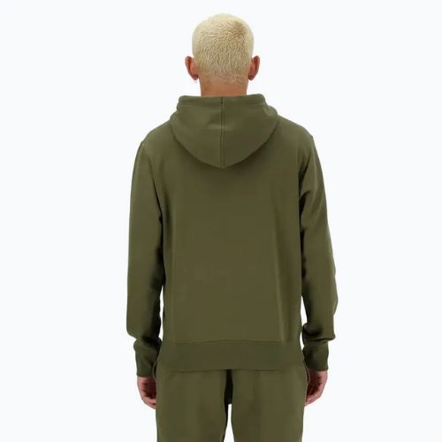 Pánska mikina New Balance Core Fleece Hoodie dark moss