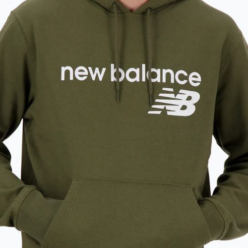 Pánska mikina New Balance Core Fleece Hoodie dark moss