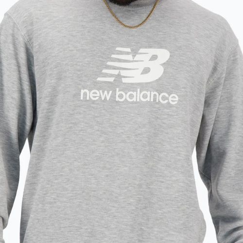 Pánska športová mikina New Balance Stacked Logo French Terry Crew