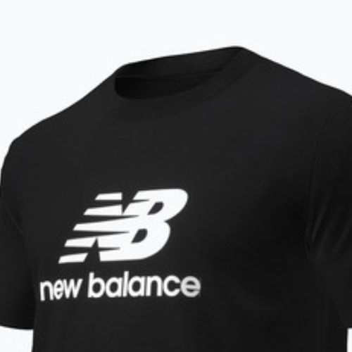 Pánske tričko New Balance Stacked Logo black