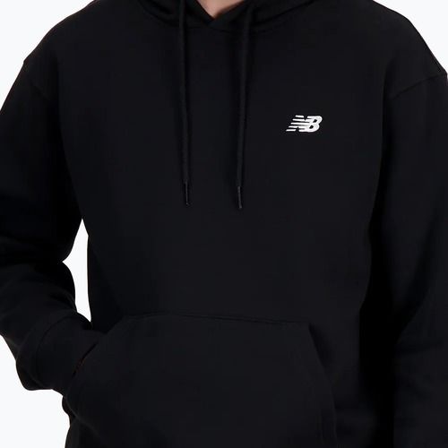 Pánska mikina New Balance Small Logo French Terry Hoodie black