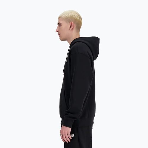 Pánska mikina New Balance Small Logo French Terry Hoodie black
